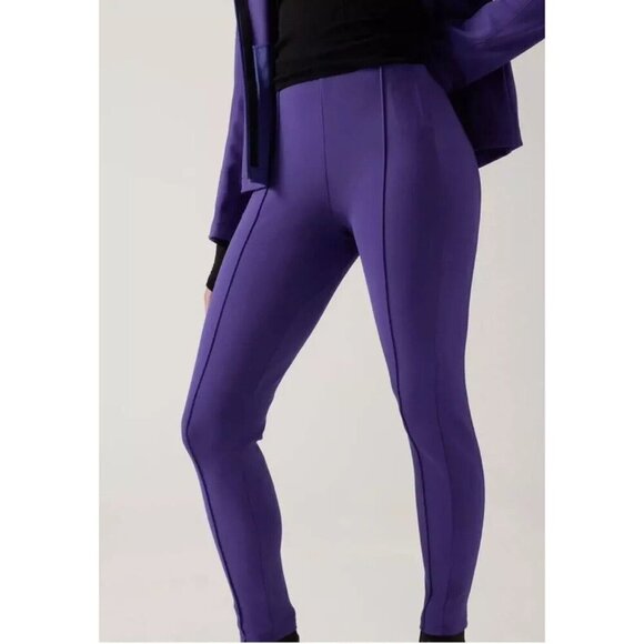 ATHLETA Women’s Glacier Snow Skinny Pants - Size 16 - Purple - Picture 1 of 16